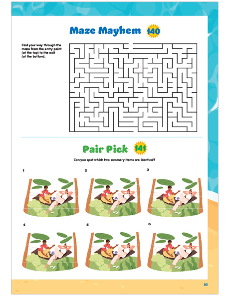 My Big Fat Lovely Summer Puzzle Book