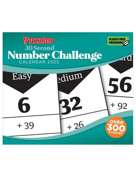 30 Second Number Challenge Calendar 2023