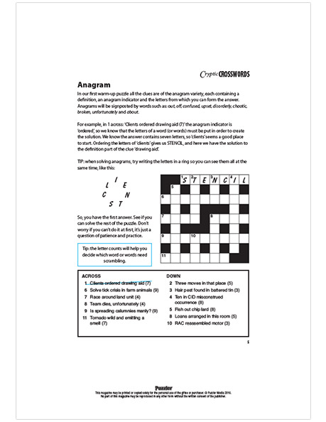 Cryptic Crosswords