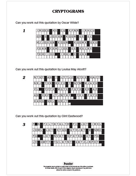 Fifty Cryptograms