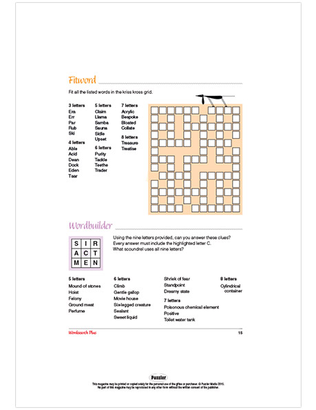 Wordsearch Plus